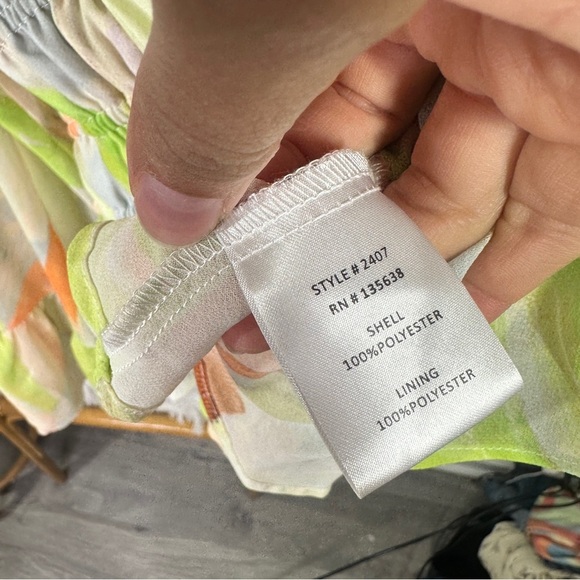 NWT Anthropologie Hutch Ruffle Green Top sz L - Picture 5 of 6